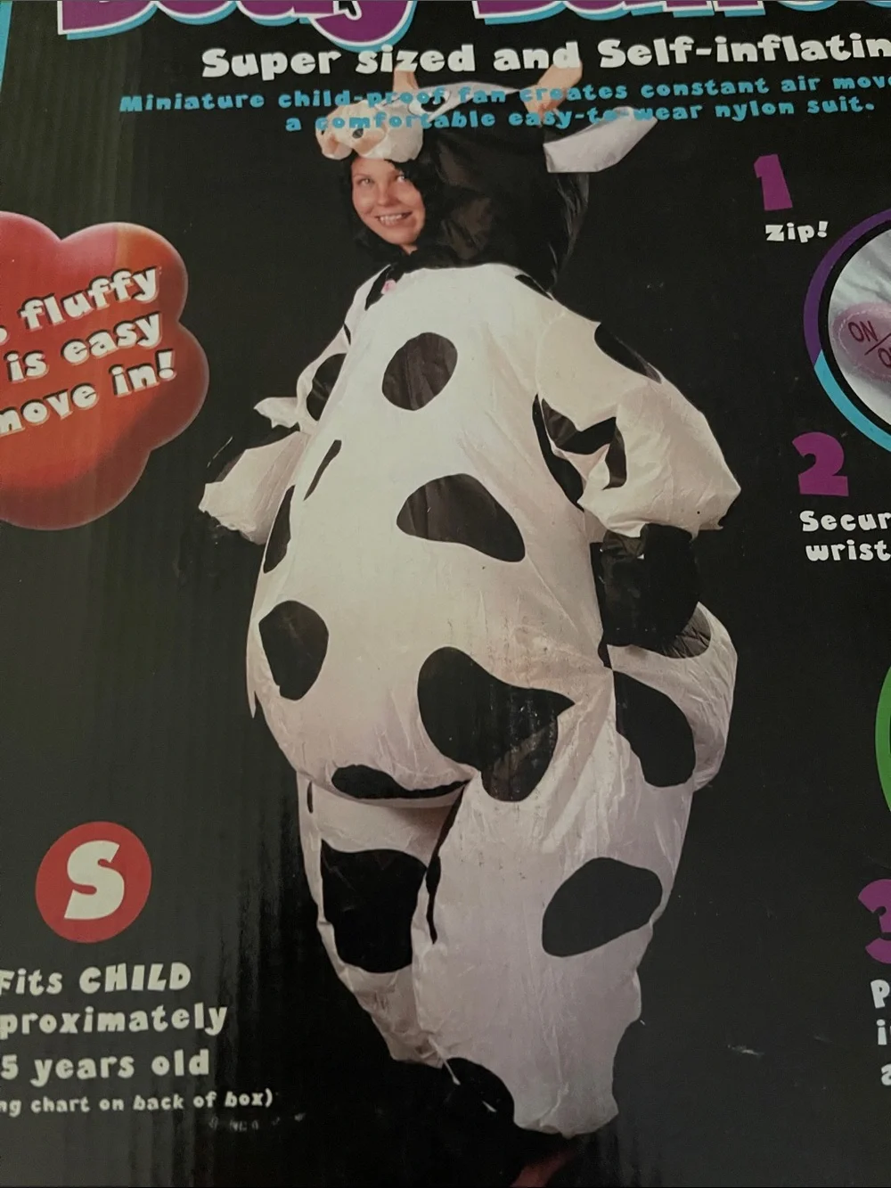 N/A inflatable cow
